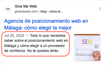 seo meta description
