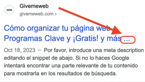 google corta titulos largos